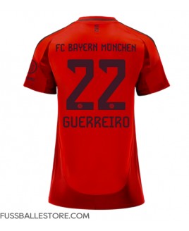 Günstige Bayern Munich Raphael Guerreiro #22 Heimtrikot Damen 2024-25 Kurzarm